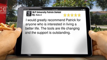NLP University Patrick Dahdal London Incredible Five Star Review by Ruba A.