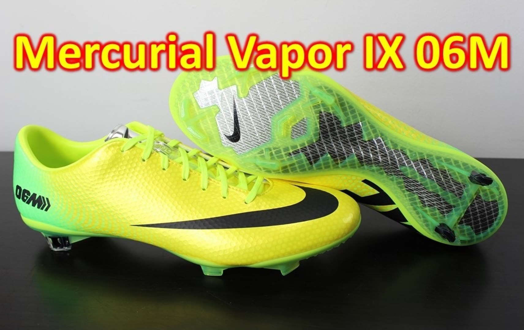 Nike Mercurial Vapor 9 06M Vibrant Yellow/Neo Lime Unboxing & On Feet -  video Dailymotion