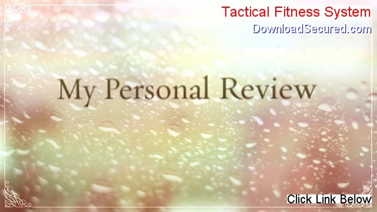 Tactical Fitness System Download PDF [Download Here 2014]