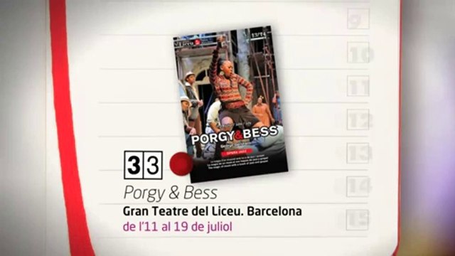 TV3 - 33 rec - Porgy & Bess. Gran Teatre del Liceu. Barcelona