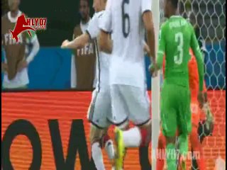 هدف ألمانيا الأول في الجزائر مقابل 0 دور 16 كأس العالم برازيل 2014