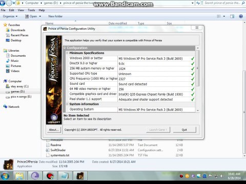 prince of persia the two thrones and warrior within has stopped working fix