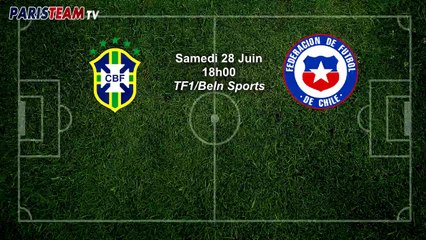 Brésil - Chili : la compo probable