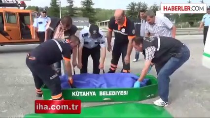 Kütahya'da Trafik Kazası: 1 Ölü, 3 Yaralı