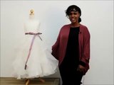 MyGirlDress.com - Dress Review -White Elegant Flower Girl Dress with Satin Sash