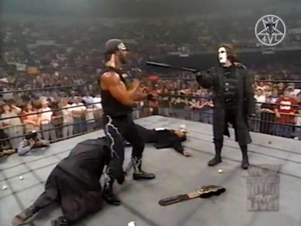 The Sting Crow Era Vol. 32 | Sting drops down & takes out Fake Sting & Eric Bischoff 5/26/97