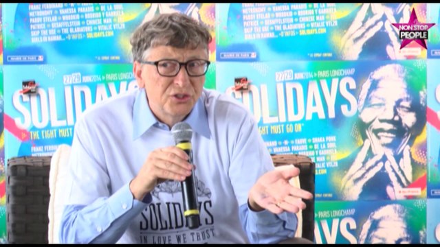 Bill Gates lance Solidays et rend hommage à Nelson Mandela