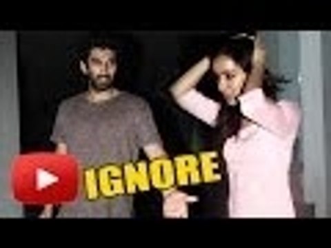 Aditya Roy Kapur IGNORES Shraddha Kapoor | Ek Villain Screening