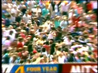 Allan Border CLASSIC SIX off Viv Richards MCG 1984_85