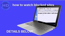 [TV] how to watch blocked sites