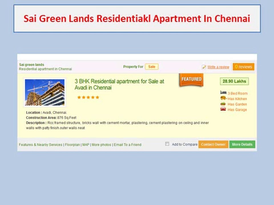 flats for sale in chennai