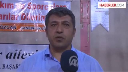 Engellilerle gazeteciler golbol maçı yaptı -