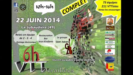 Teaser - 6hDéraillées 2014 - VTT BRIOLLAY