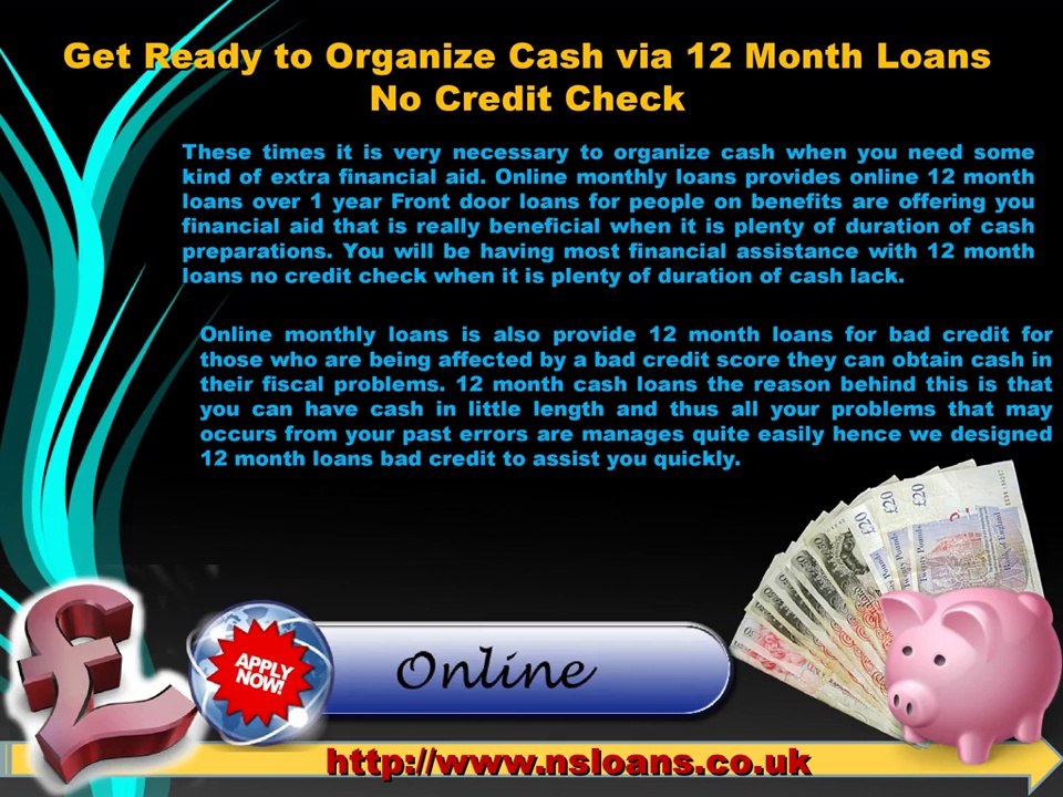 Loans for Bad Credit 12 Month @ http://www.nsloans.co.uk/
