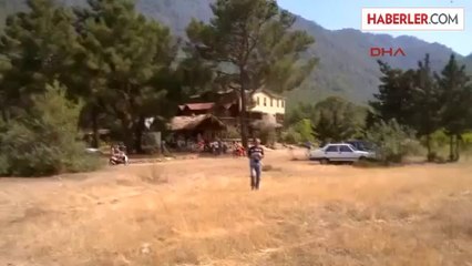 Antalya'nın Kumluca İlçesi İnceboyun Mevkisinde Kızıl Çam Alanında Henüz Belirlenemeyen Nedenle...