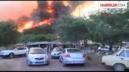 Adrasan Turizm Bölgesinde Orman Yangını