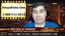MLB Pick New York Yankees vs. Boston Red Sox Odds Prediction Preview 6-28-2014