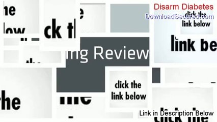 Disarm Diabetes Download Free (Download Here)