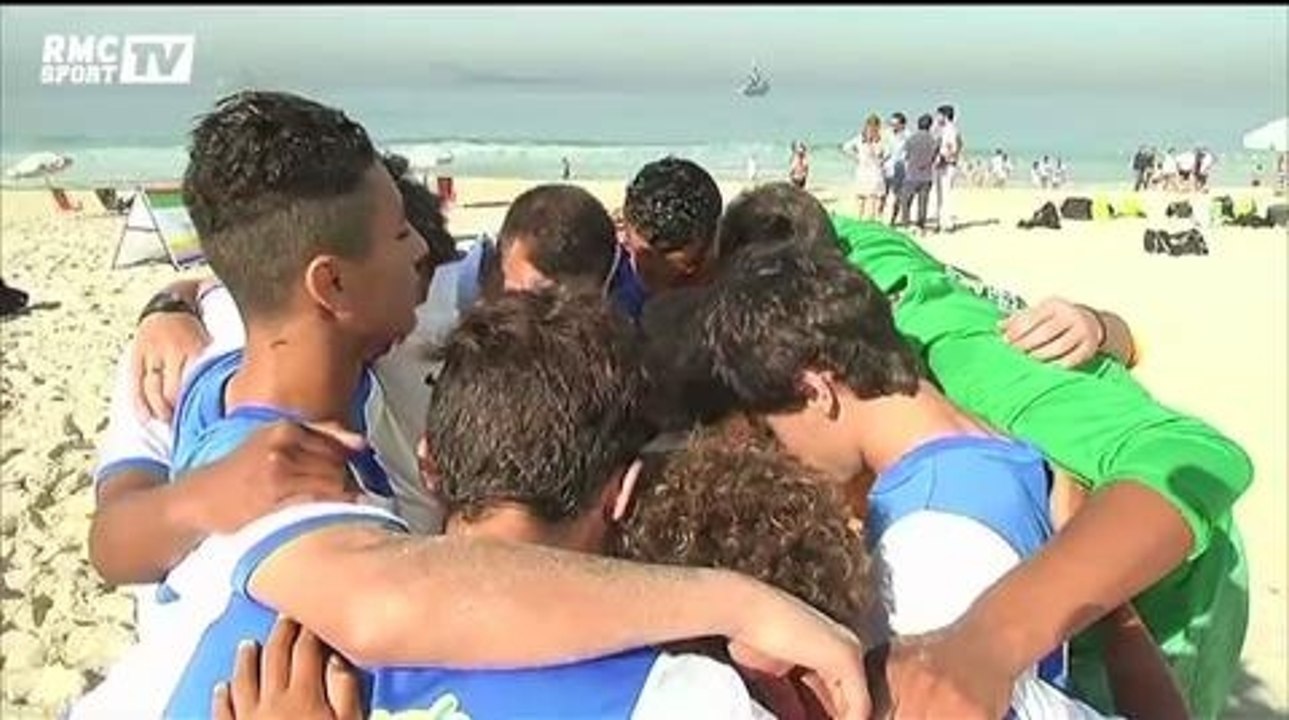 Football / Des jeunes footballeurs du Val-de-Marne à Rio - 28/06