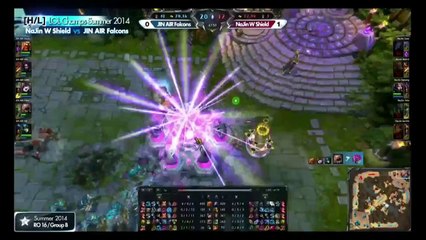SKT T1 K vs SamSung Blue - OGN Summer 2014 - Part1
