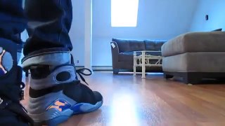 cheap Air Jordan Retro 8 SUNS ON FEET Review Bright Citrus Deep Royal VIII 2014