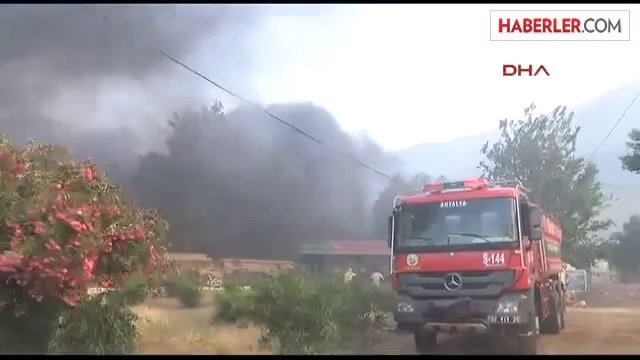 Adrasan Turizm Bölgesinde Orman Yangını