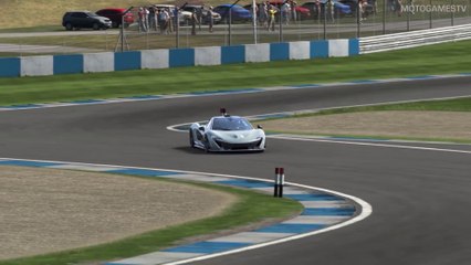 Project CARS Build 731 - McLaren P1 at Derby GP (Donington)