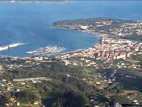 Desde el mirador de la Curota en Pobra do Caramiñal,2014
