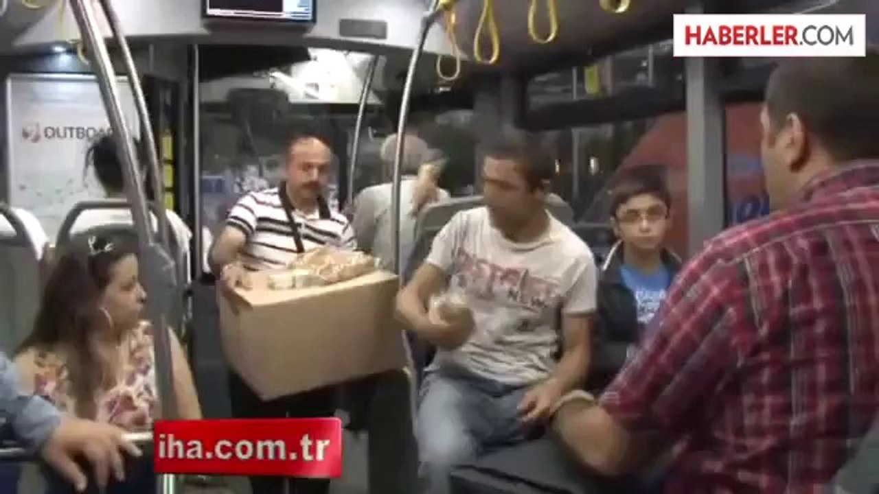 Boğaz Trafiğinde İftar Açtılar