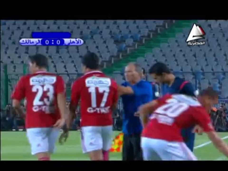 كريم بامبو يسجل الهدف الأول لنادي الأهلي في الزمالك
