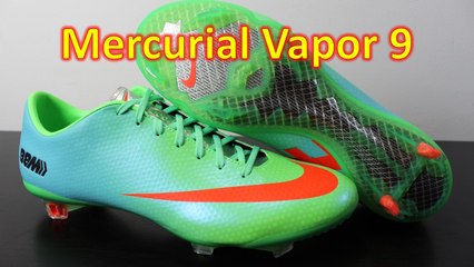 Nike Mercurial Vapor 9 98M Neo Lime/Atomic Orange - Unboxing + On Feet