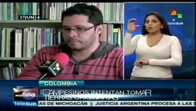 Luchan campesinos colombianos para recuperar tierras arrebatadas