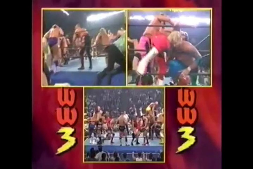 WCW World War 3 1995 (60 Man Battle Royal) Part 4