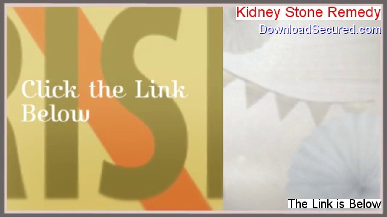 Kidney Stone Remedy Reviewed [Hear my Review 2014]