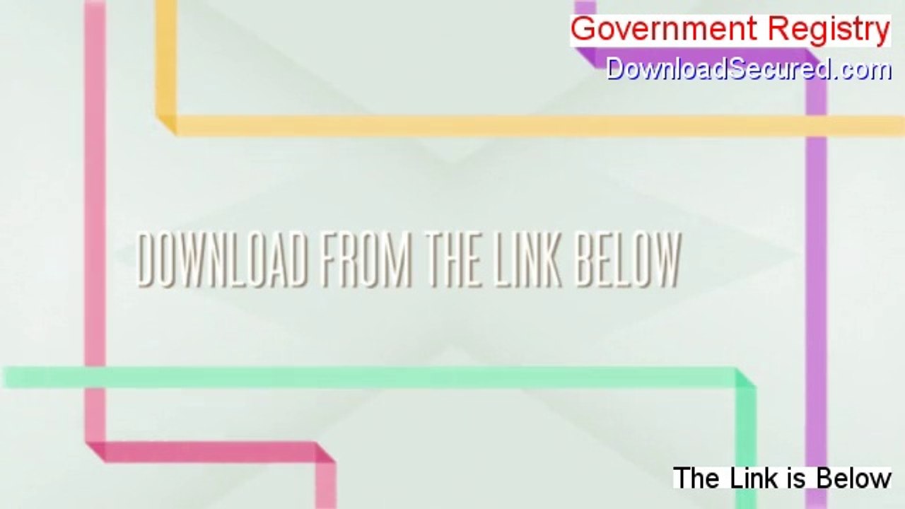 Government Registry PDF Free [Download Now]