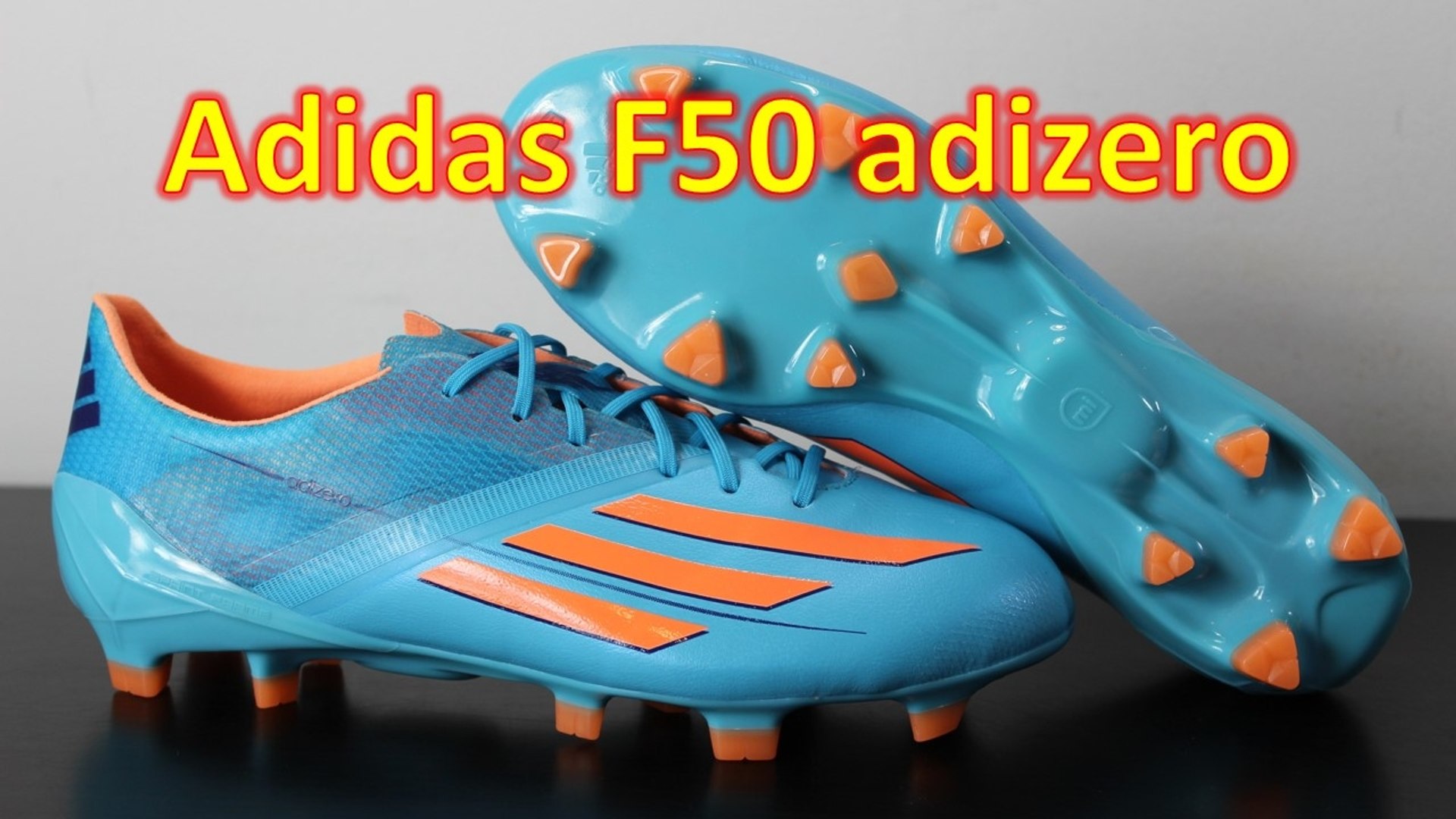 Adidas F50 adizero 2014 Samba Blue/Glow Orange - Unboxing - video  Dailymotion