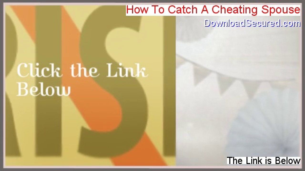 How To Catch A Cheating Spouse Reviewed [See my Review 2014]