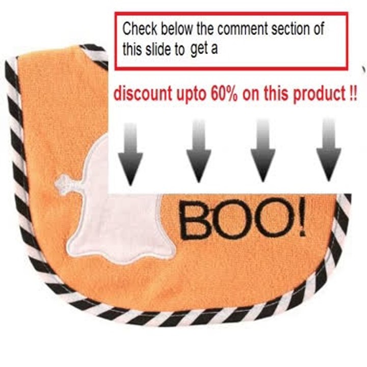 Cheap Deals Luvable Friends Halloween Embroidered Bib, Ghost Review