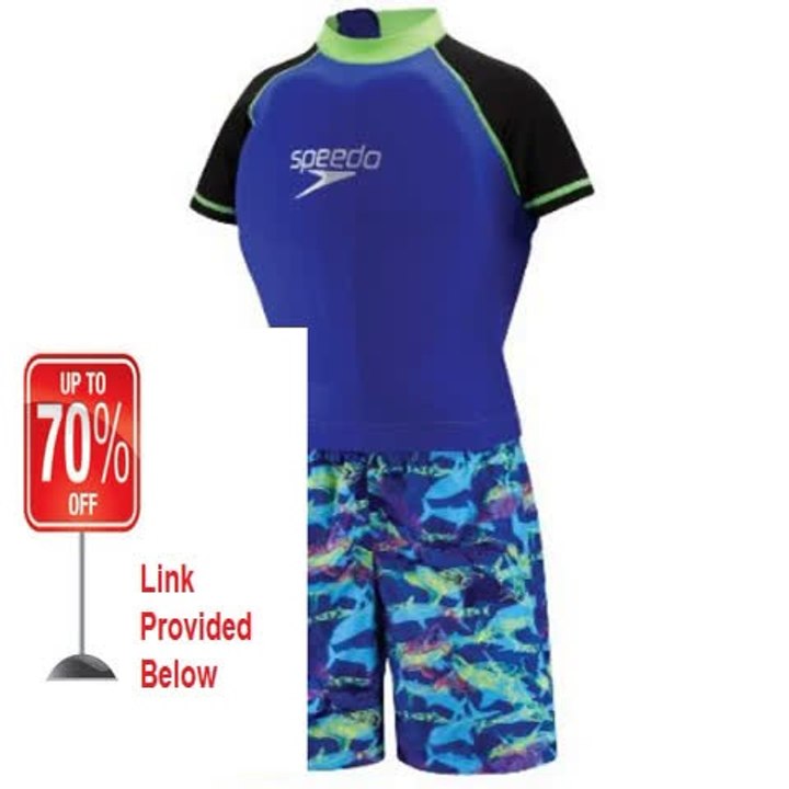 Cheap Deals Speedo Kid's Begin to Swim UV Polywog Swimsuit Review