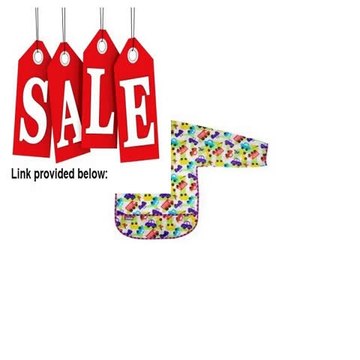 Cheap Deals KushiesTaffeta Waterproof Bibs with Sleeves - Infant - Traffic Green Review