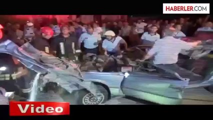 Kontrolden Çıkan Araç Tır'ın Dorsesine Çarptı: 2 Ölü 1 Yaralı