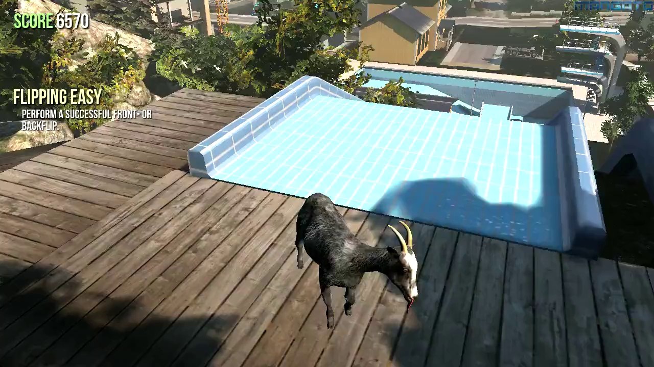 Découverte Goat Simulator (Simulateur de CHÈVRE !) partie 1