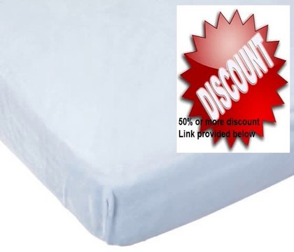 Best Deals Carters Easy Fit Velour Crib Fitted Sheet Blue Review