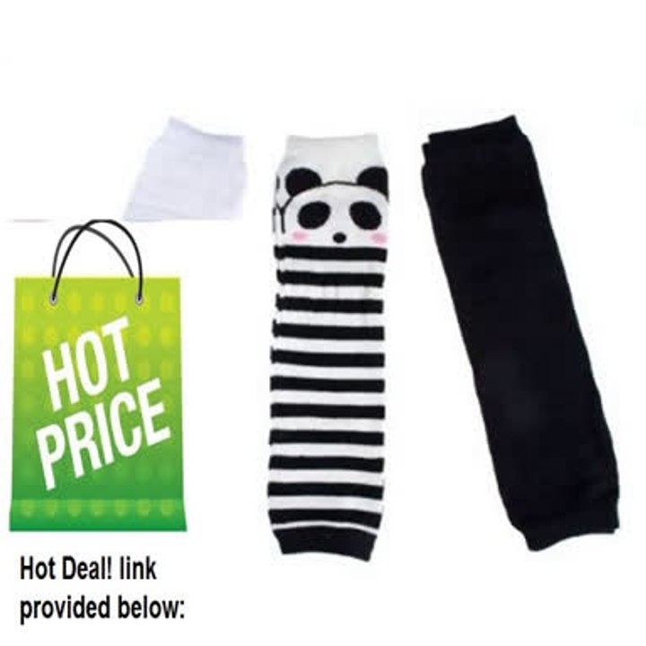 Cheap Deals Baby Leggings Set of 3 - Cody's Black, White, Panda Stripes Review