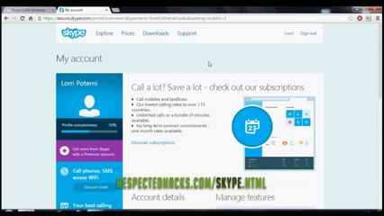 [FR] Comment Avoir Des Credits Skype Gratuitement TUTORIEL 2014