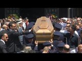 Napoli - I funerali dei poliziotti morti in incidente su A1 -live- (26.06.14)