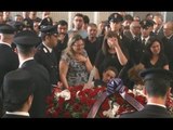 Napoli - I funerali dei poliziotti morti in incidente su A1 (28.06.14)