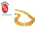 Discount The Original Art of CureTM *SAFETY KNOTTED* Butterscotch Baroque - Baltic Amber Baby Teething Necklace - w/Jewelry... Review