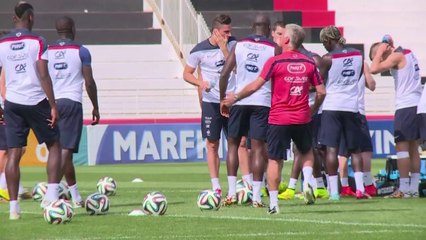 Mondial-2014: séance à huis clos pour l'équipe de France