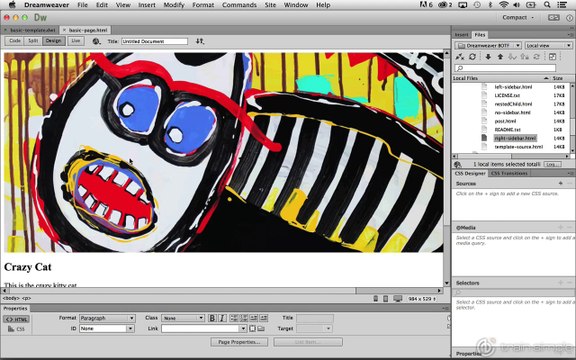 Dreamweaver Templates Applying Templates